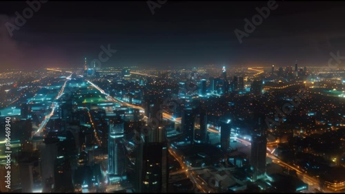 Wallpaper Mural view of the city skyline at night Torontodigital.ca