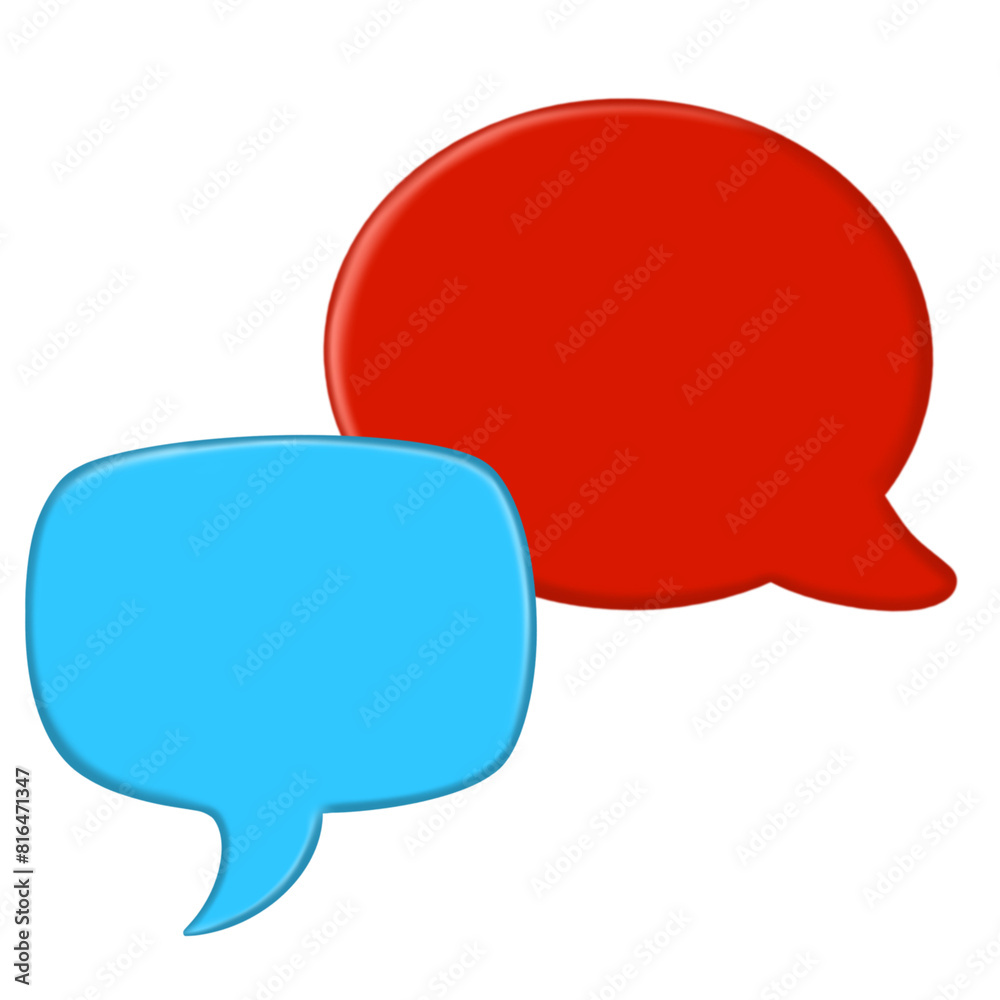 Illustration of a speech bubble indicating conversation Illustration of a speech bubble indicating conversation