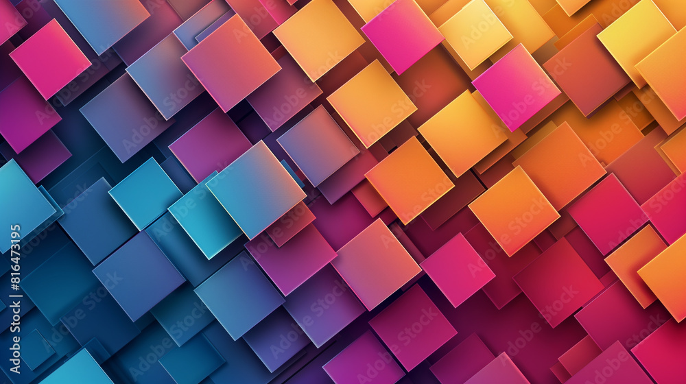 Abstract Background with Squares.