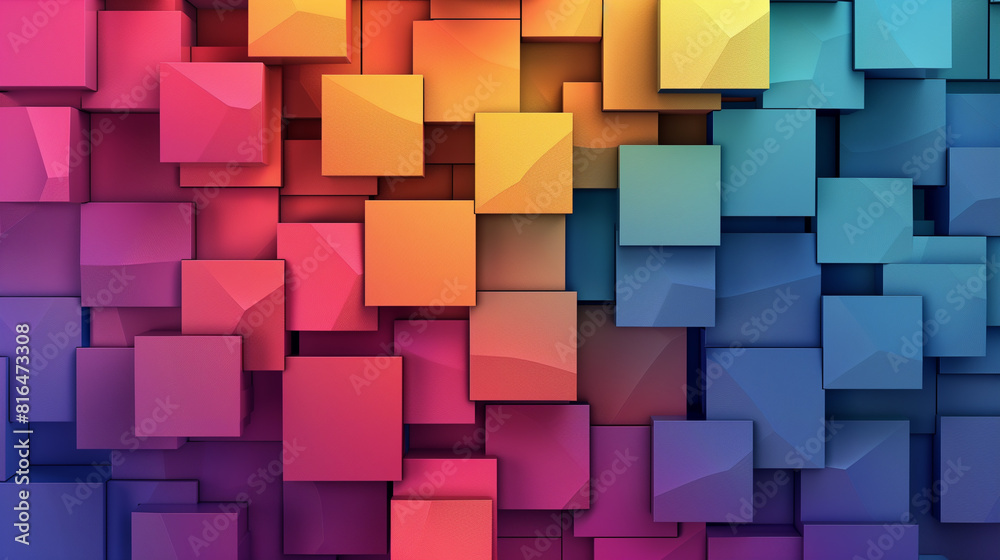 Abstract Background with Squares. Abstract Background with Squares.