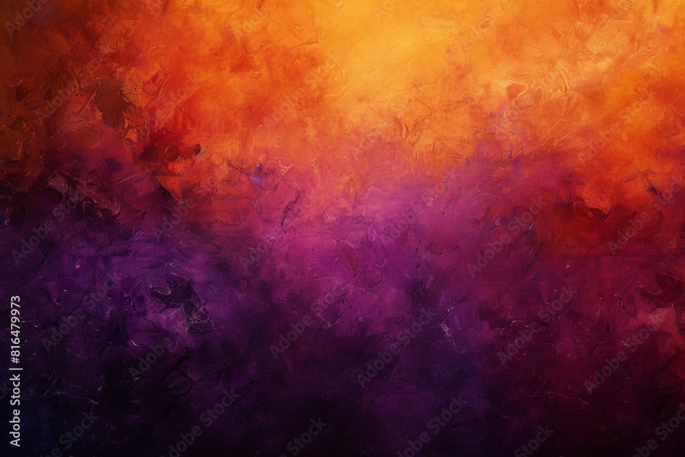 A textured orange and purple background with a subtle gradient, evoking the warmth of sunset or dusk, providing an inviting canvas for creative expression in the style of sunset or dusk.
