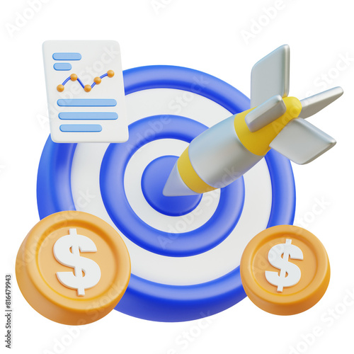 Business Target 3D Design