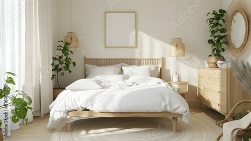 Scandinavianstyle Bedroom Inviting Clean Lines and Harmonious Atmosphere