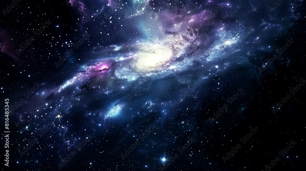 Fototapeta premium nebula, galaxy, star, space background