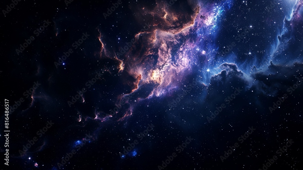 Fototapeta premium nebula, galaxy, star, space background