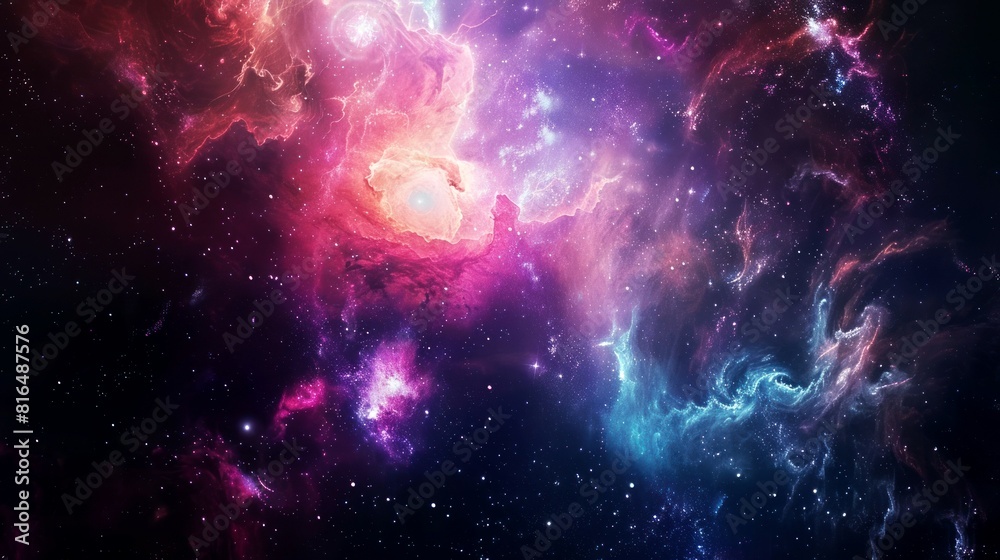 Fototapeta premium nebula, galaxy, star, space background