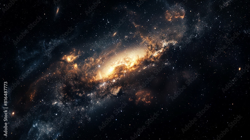 Obraz premium nebula, galaxy, star, space background