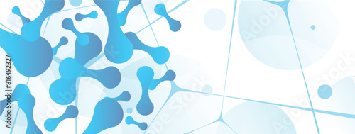 Micro probiotic microorganism, science background. Medicine and treatment.	