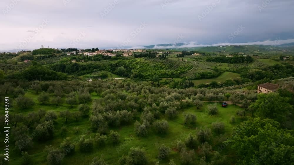 4k Drone Shot of Tuscan vineyards along the paths of the countryside 4k Drone Shot of Tuscan vineyards along the paths of the countryside