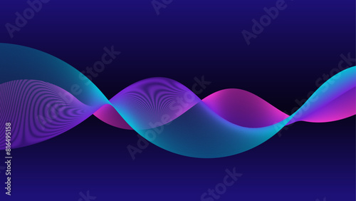 Abstract gradient background. Futuristic design background for banner, poster, cover, flyer, presentation, advertisement.