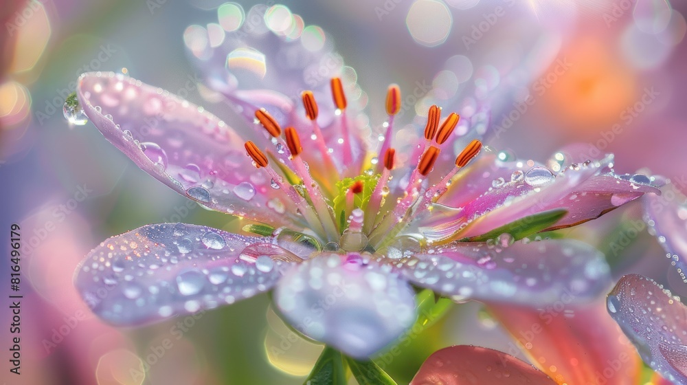 a blooming wildflower, 