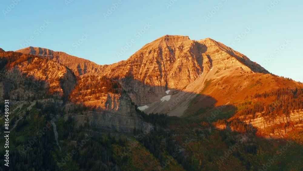 Utah Mountains Drone Shout During Golden Hour Utah Mountains Drone Shout During Golden Hour