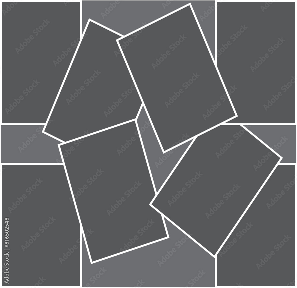 Collage for photos. Vector frame for pictures. Vector illustration Collage for photos. Vector frame for pictures. Vector illustration