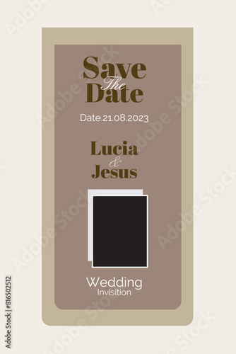 Collage for photos. Vector frame for pictures. Vector illustration