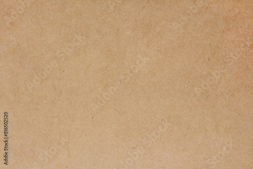Cardboard sheet texture background, pattern of brown kraft paper with vintage style.