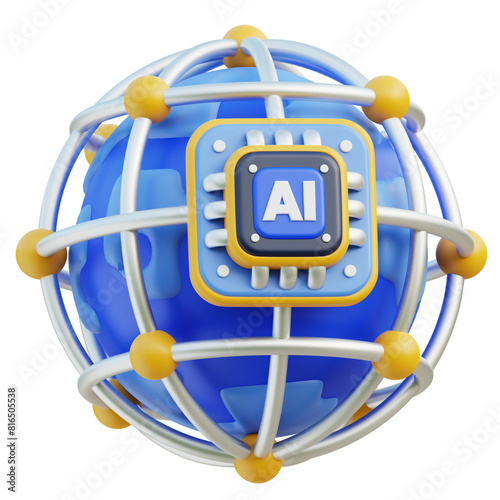 AI Neural Network 3D Design