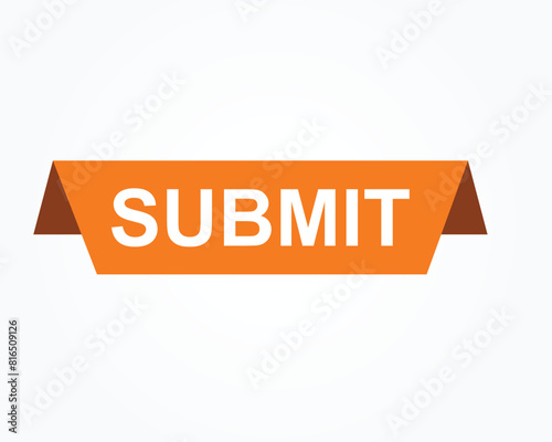 SUBMIT Web Button for website. submit button eps 