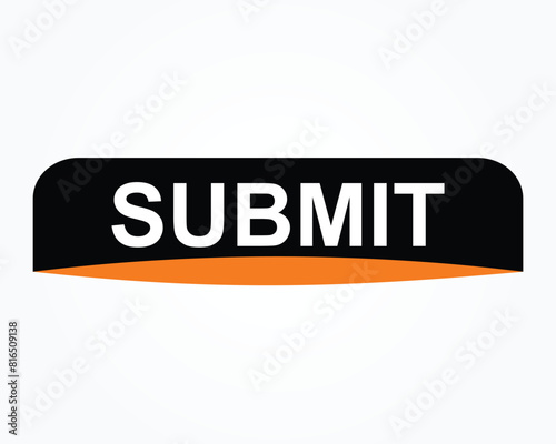 SUBMIT Web Button for website. submit button eps 