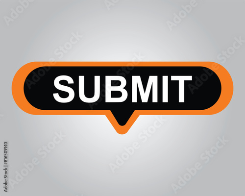 SUBMIT Web Button for website. submit button eps 
