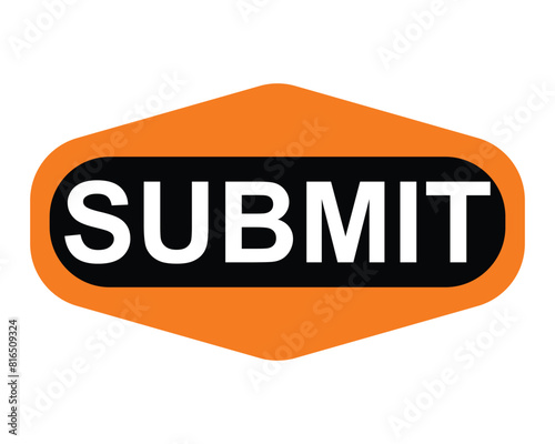 SUBMIT Web Button for website. submit button eps 