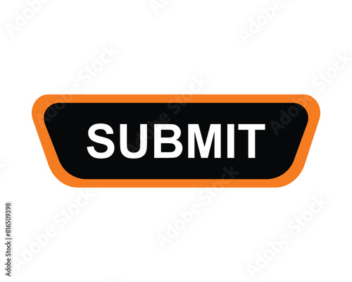 SUBMIT Web Button for website. submit button eps 