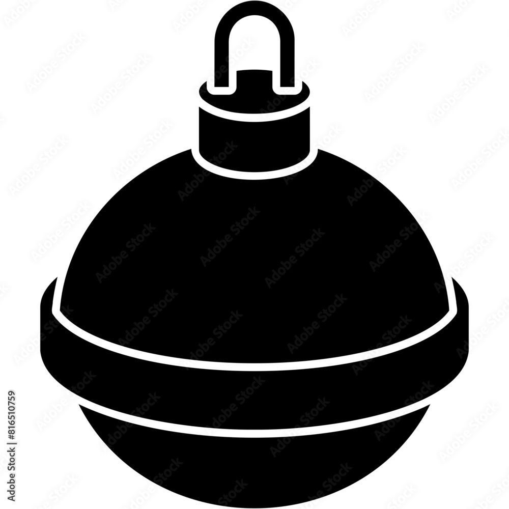Fototapeta premium Fish Bobber Icon