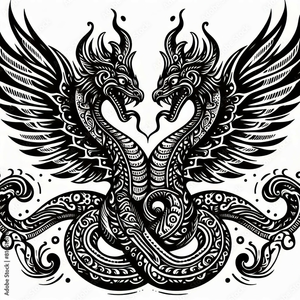 Obraz premium tribal tattoo
