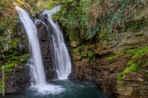 Molise, the waterfalls of Carpinone