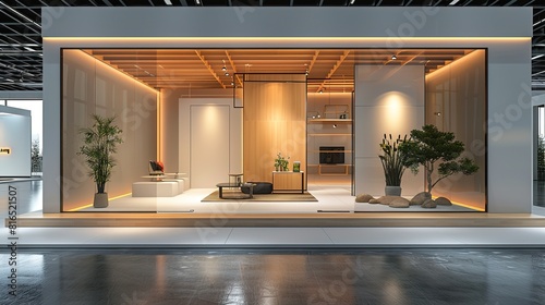 Interior design for an architecture exhibition