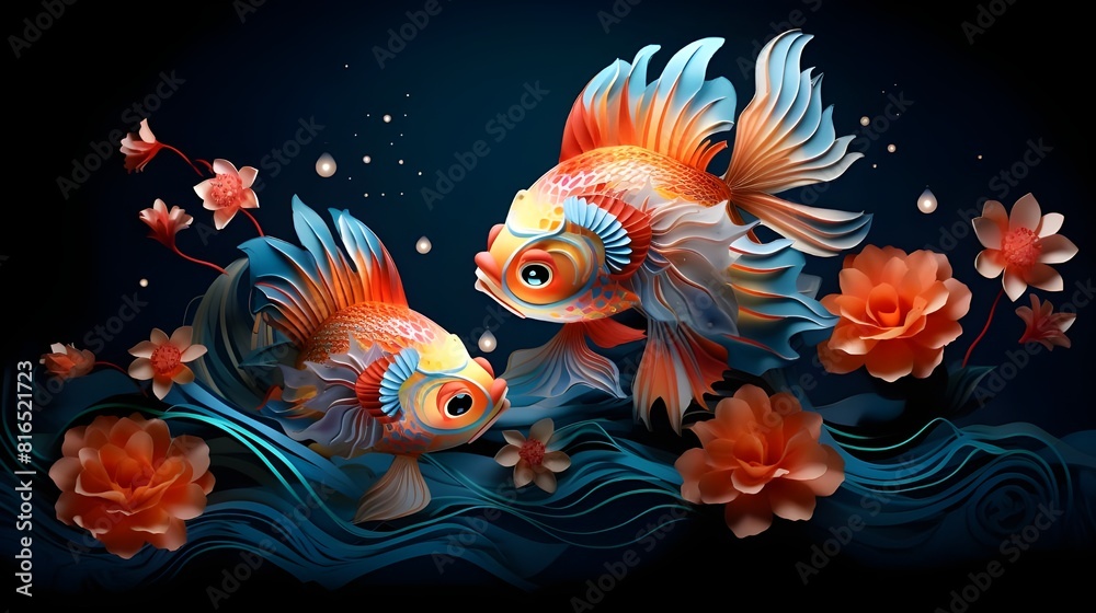 fish in aquarium fish in aquarium