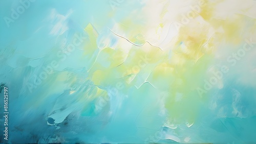 Colorful turquois and yellow abstract illustration for template, background, banner. Color gradient. Colorful, multicolor, mix, iridescent	