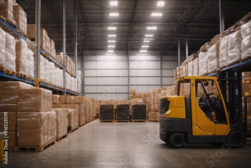 warehouse loading and unloading storage of package for delivery