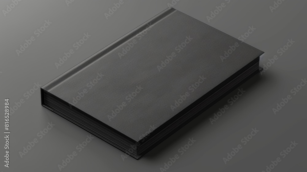 A book cover laid flat on a table with no title or author. mock-up. A book cover laid flat on a table with no title or author. mock-up.
