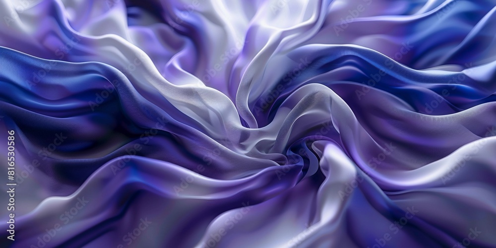 Obraz premium Wavy tile fabric background with purple and blue gradient colors