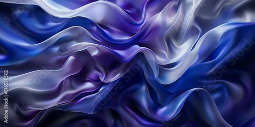 Wavy tile fabric background with purple and blue gradient colors