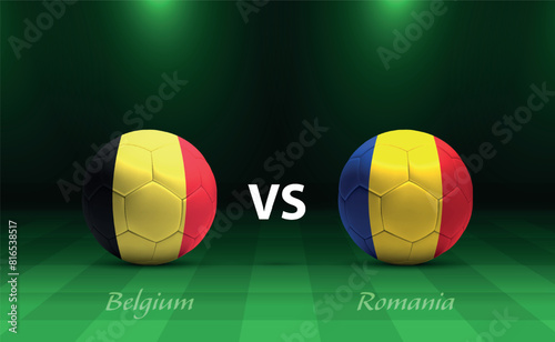 Belgium vs Romania soccer scoreboard Europe tournament 2024