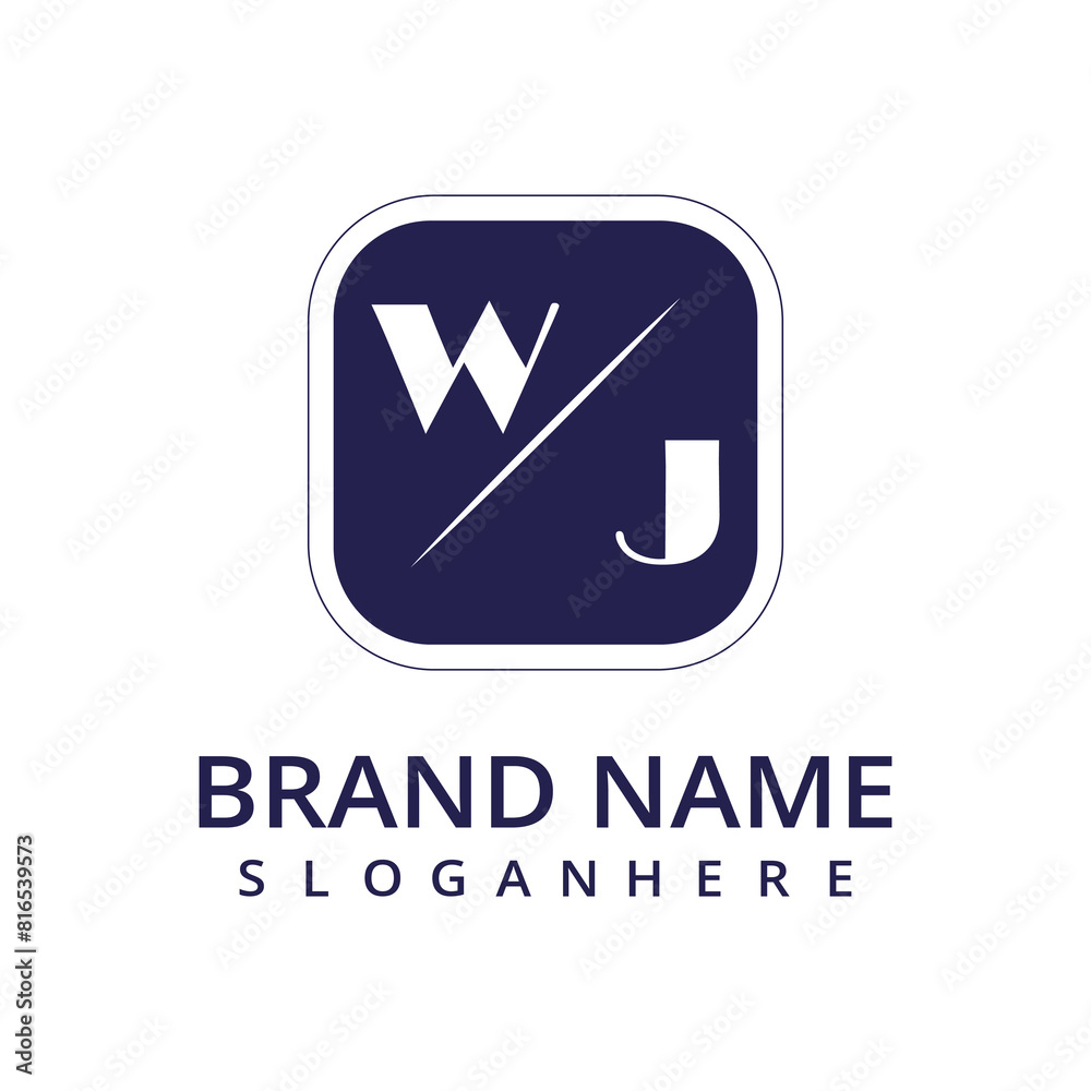 initial monogram logo with creative design. initial monogram logo with creative design.