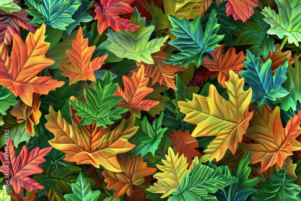 A close up of a variety of plants with different colors and shapes A close up of a variety of plants with different colors and shapes