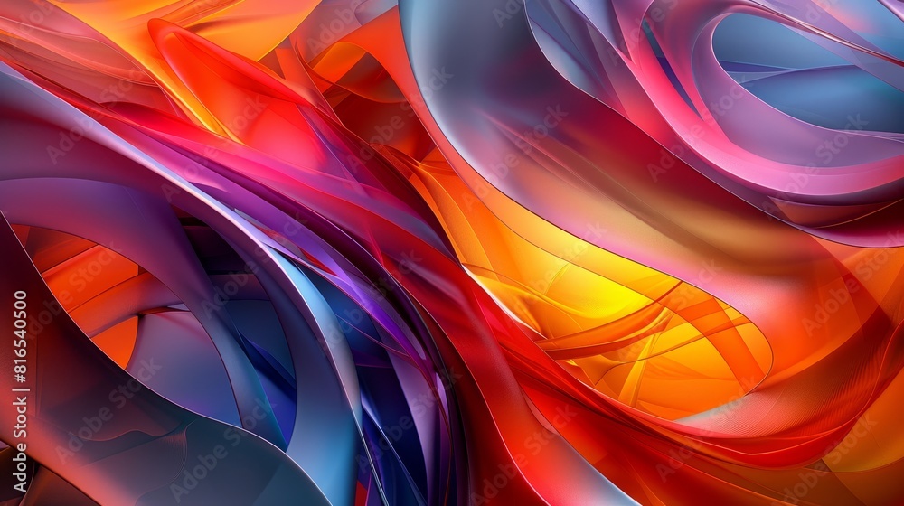 Abstract Gradients Modern Art: A 3D image representing modern art through abstract gradients Abstract Gradients Modern Art: A 3D image representing modern art through abstract gradients