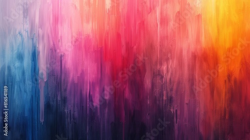 Gradient Art Painting: An illustration showcasing a painting that uses gradients as a prominent feature