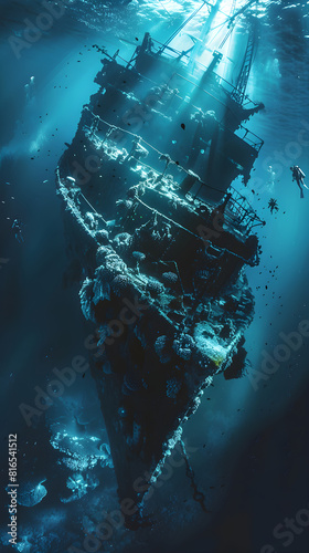 Underwater Exploration: The Fascinating World of Wreck Diving in a Sunken Ship