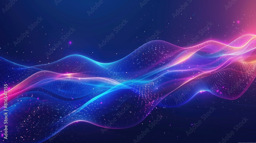 Glowing abstract aurora modern background design. Modern particle liquid dynamic background template Glowing abstract aurora modern background design. Modern particle liquid dynamic background template