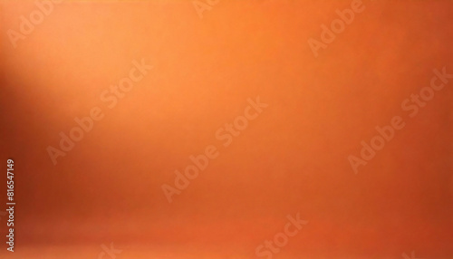 パステルオレンジの部屋。奥行きのある橙色の空間。無地素材。レイアウト。Pastel orange room. A deep orange space. Plain material. layout.