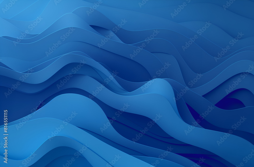 abstract blue wave background