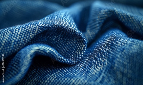 Clothing fabric with hem and stitching