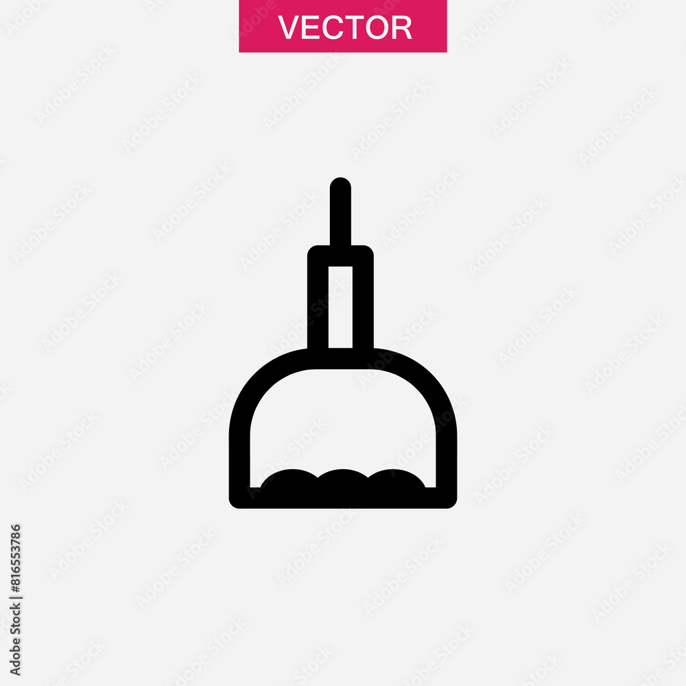 Fototapeta premium Bus handrails vector flat trendy style illustration on white background..eps