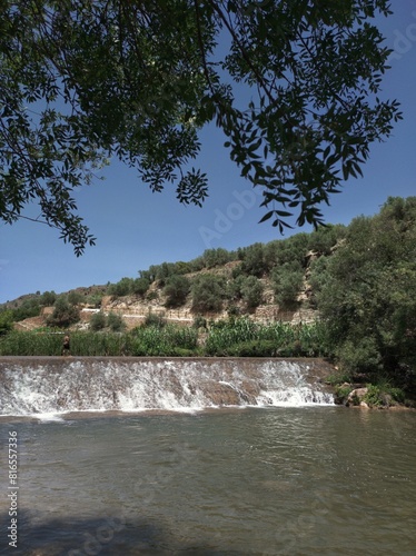 The Mundo River as it passes through the municipality of Lietor, province of Albacete in Spain