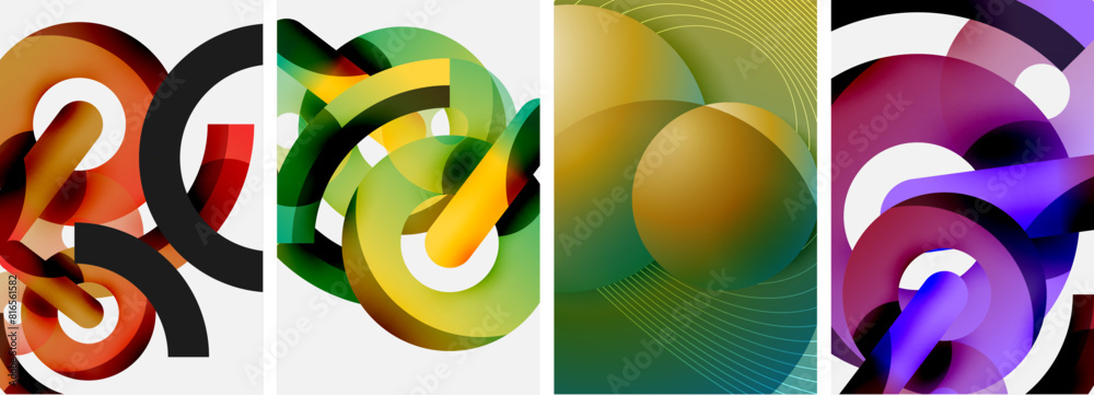 Circle geometric abstract vector posters. Vector Illustration For Wallpaper, Banner, Background, Card, Book Illustration, landing page Circle geometric abstract vector posters. Vector Illustration For Wallpaper, Banner, Background, Card, Book Illustration, landing page