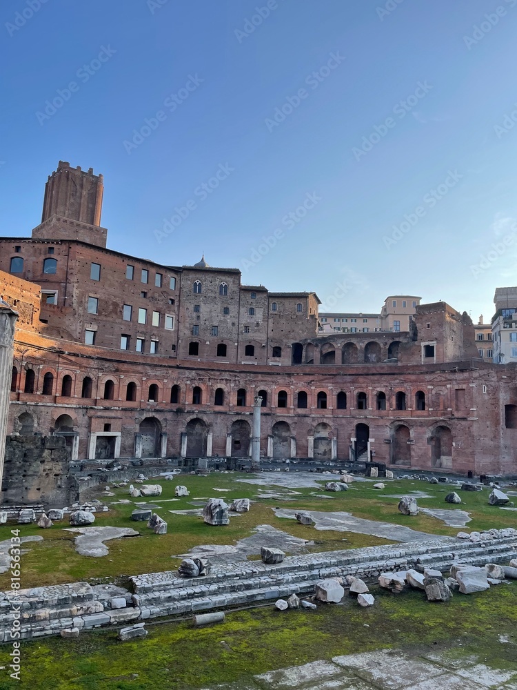 Trajan's market in Rome, Italy 2024
