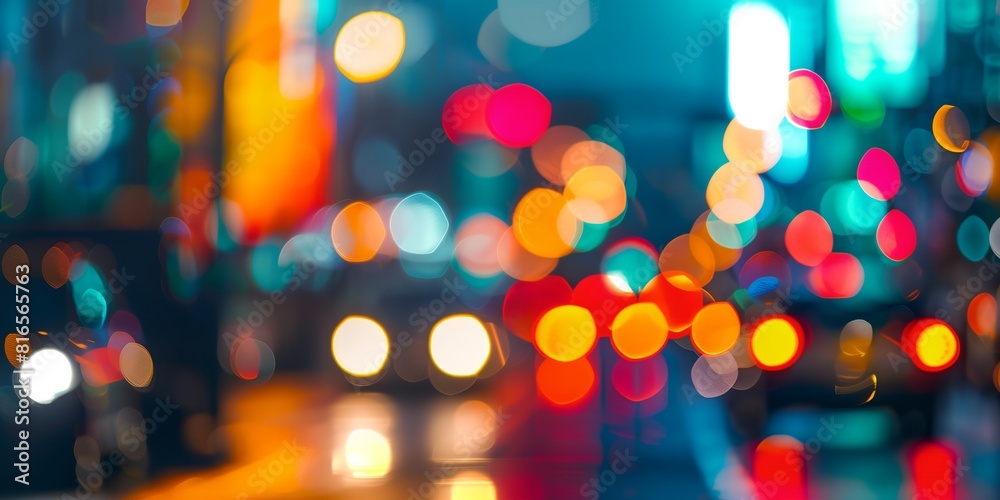 a blurry photo of a city street with lights in the background a blurry photo of a city street with lights in the background